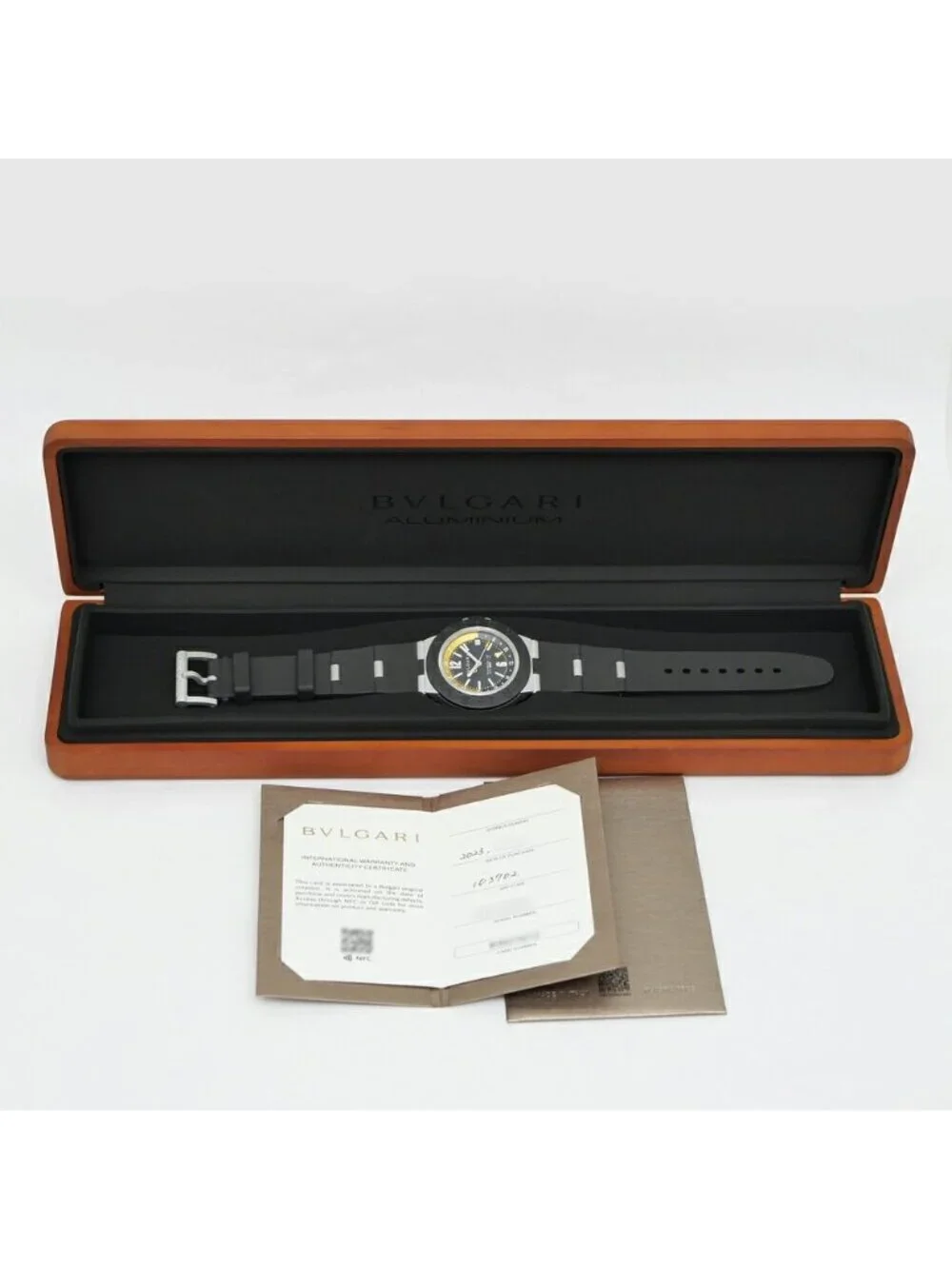 Bvlgari Aluminum Amerigo Vespucci World Limited Pieces GMT Black Dial Automatic